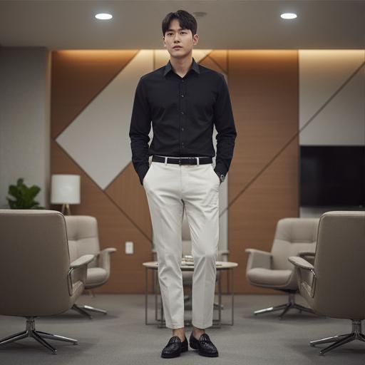 검정 셔츠: 모던한 비즈니스 캐주얼룩