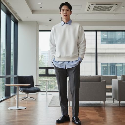 셔츠: 댄디한 레이어드 스타일