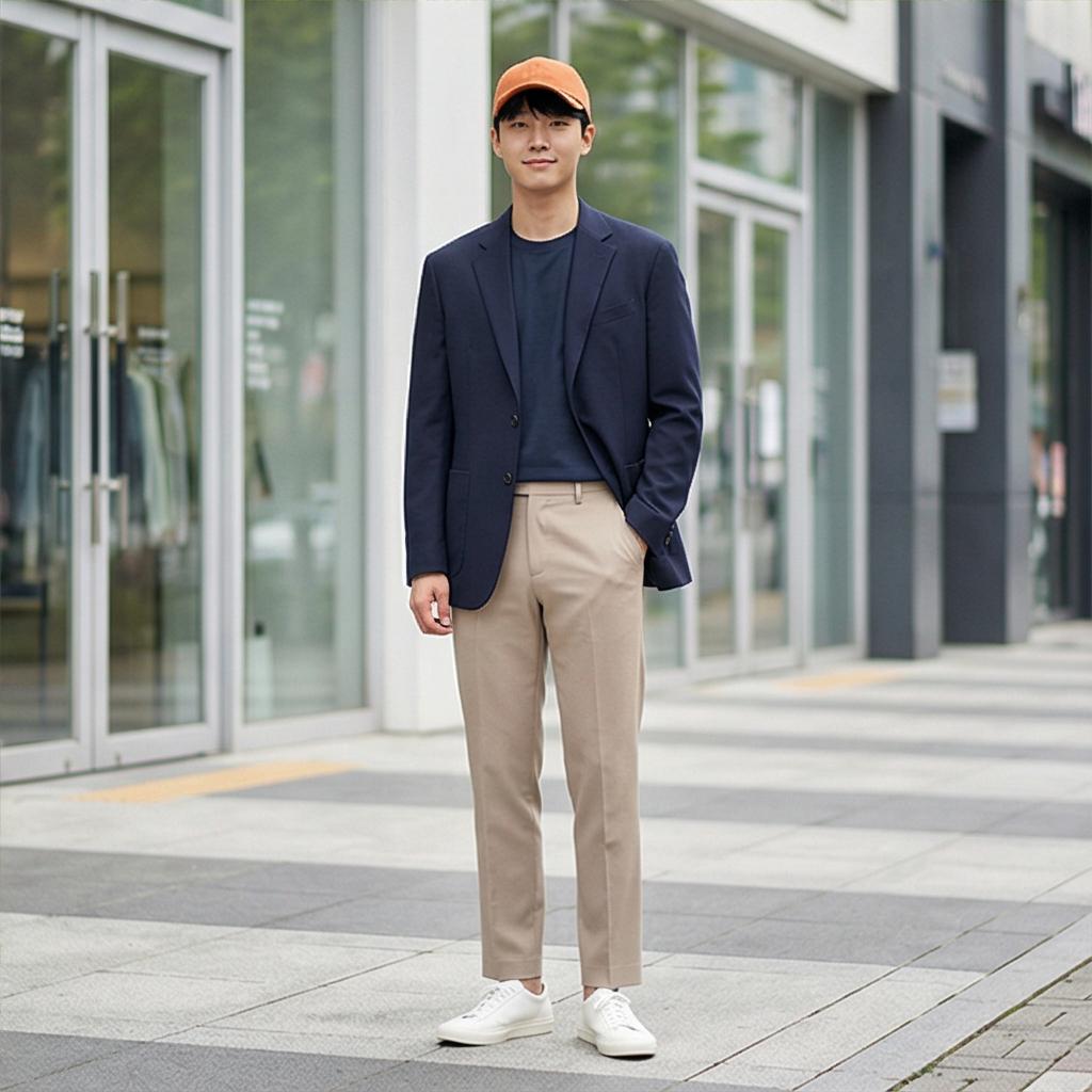 네이비 블레이저 자켓: 세련된 믹스매치 룩