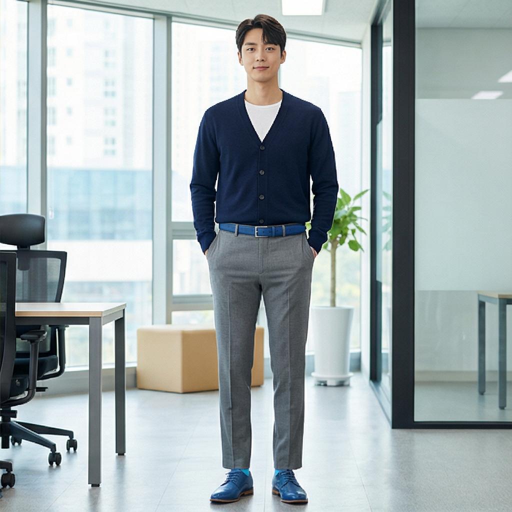 그레이 슬랙스: 세련된 비즈니스 캐주얼 스타일