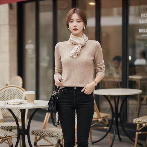 블랙 진: 캐주얼한 데이트 스타일