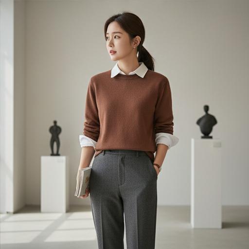 흰색 셔츠: 지적인 비즈니스 캐주얼 룩