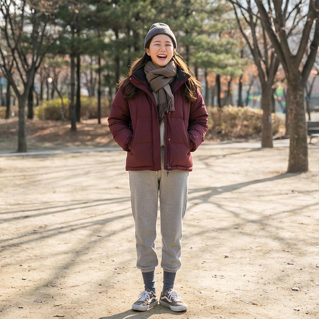 회색 조거 팬츠: 활동적인 주말 스타일