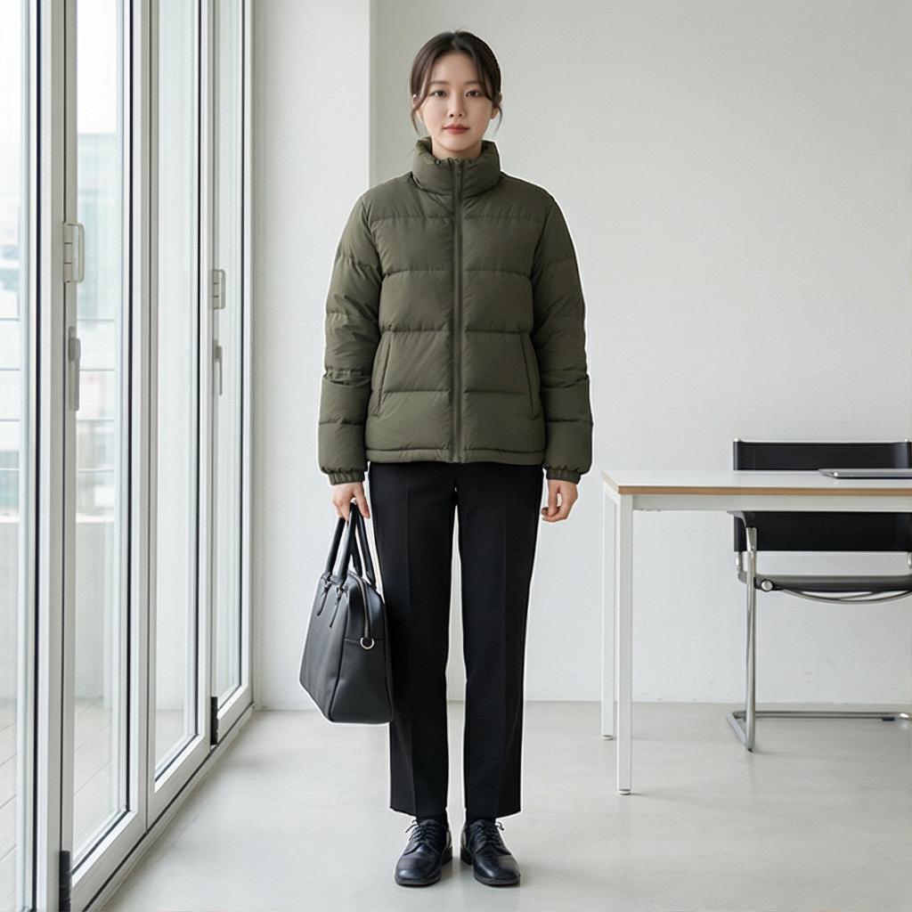 검정 슬랙스: 단정한 비즈니스 캐주얼 스타일