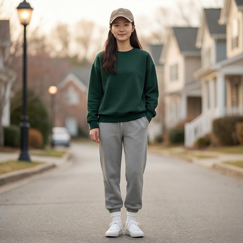 그레이 조거 팬츠: 여유로운 원마일 스타일