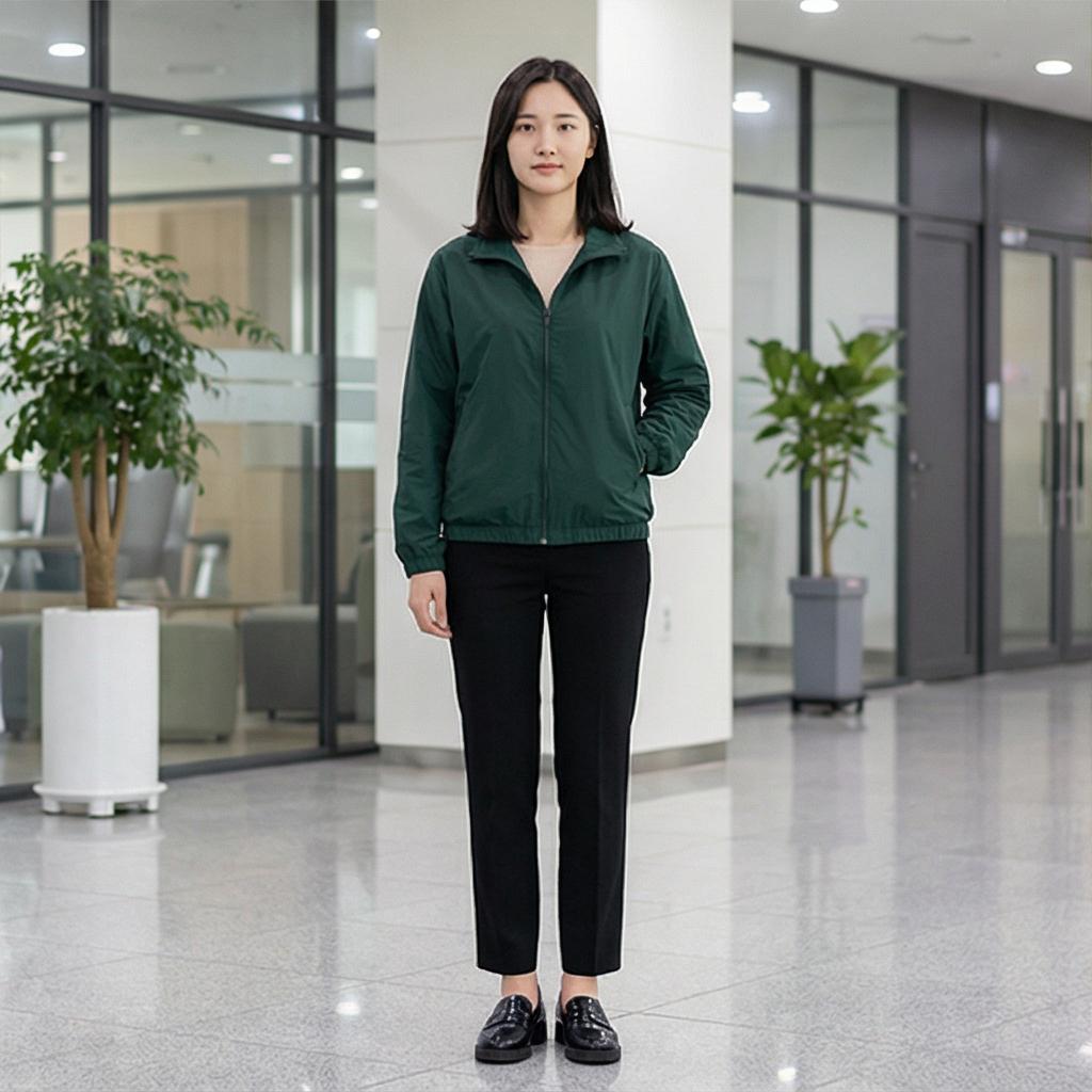 검정 슬랙스: 단정한 비즈니스 캐주얼룩