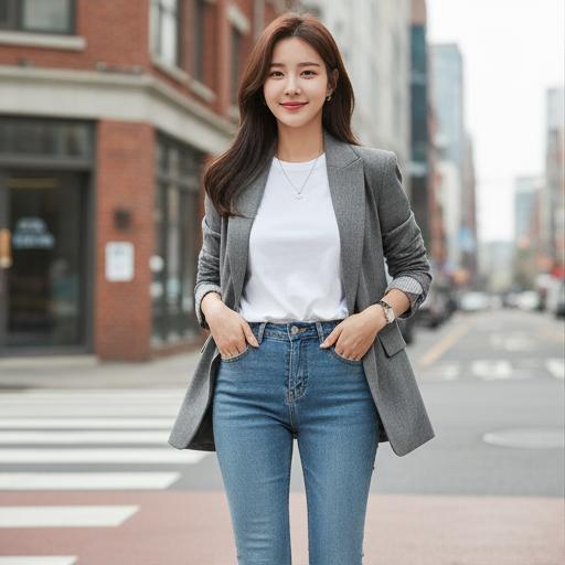 흰 티셔츠와 청바지: 실패 없는 데일리룩