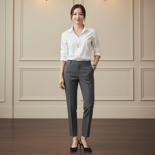 흰색 셔츠: 클래식하고 단정한 스타일