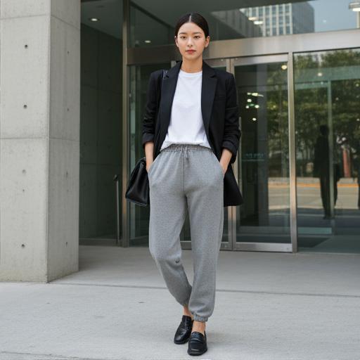 블랙 재킷: 시크한 출근 & 외출룩