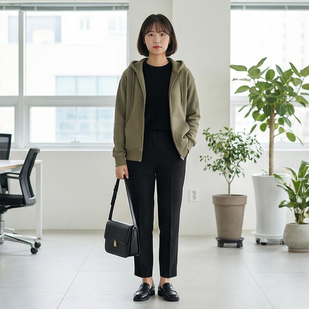 검정색 슬랙스: 세련된 오피스 스타일