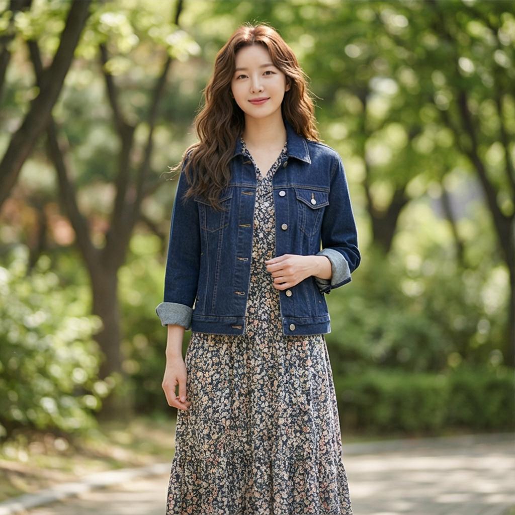 롱 원피스: 우아한 데이트 룩