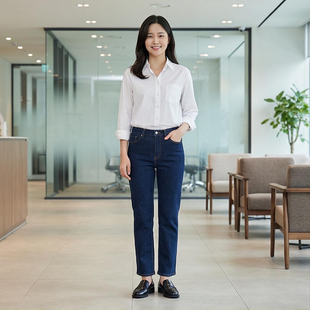 화이트 셔츠: 단정하고 깔끔한 비즈니스 캐주얼룩