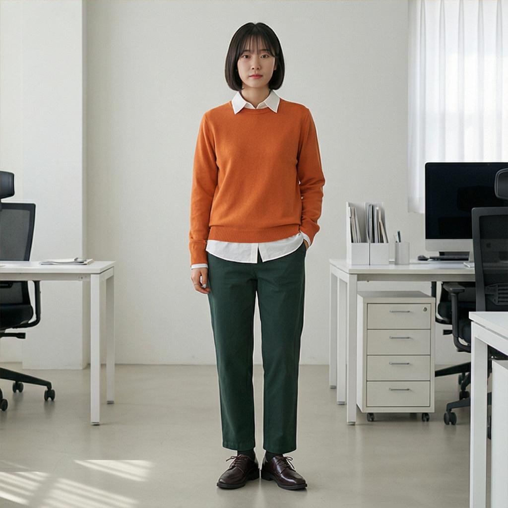 화이트 셔츠: 지적인 스타일의 비즈니스 캐주얼 룩