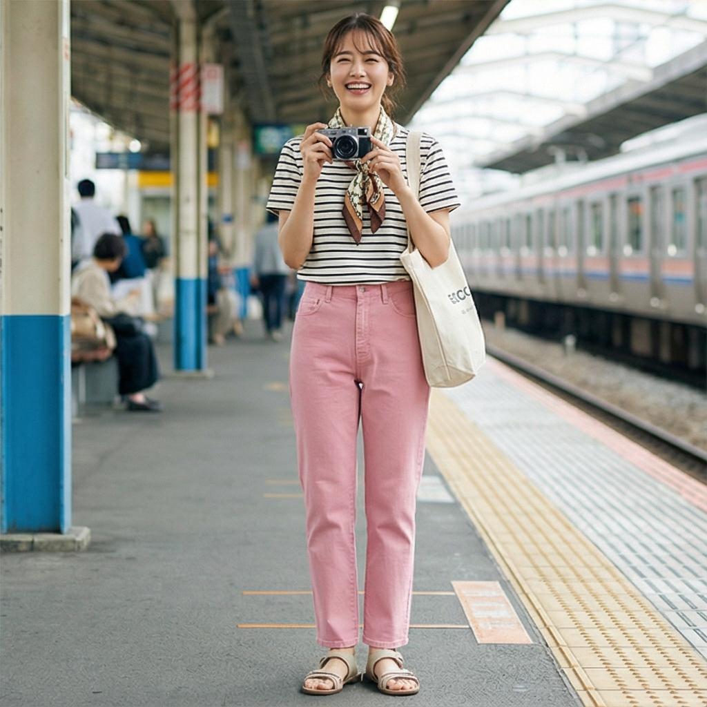 검정색 자켓과 로퍼: 단정한 비즈니스 캐주얼 스타일