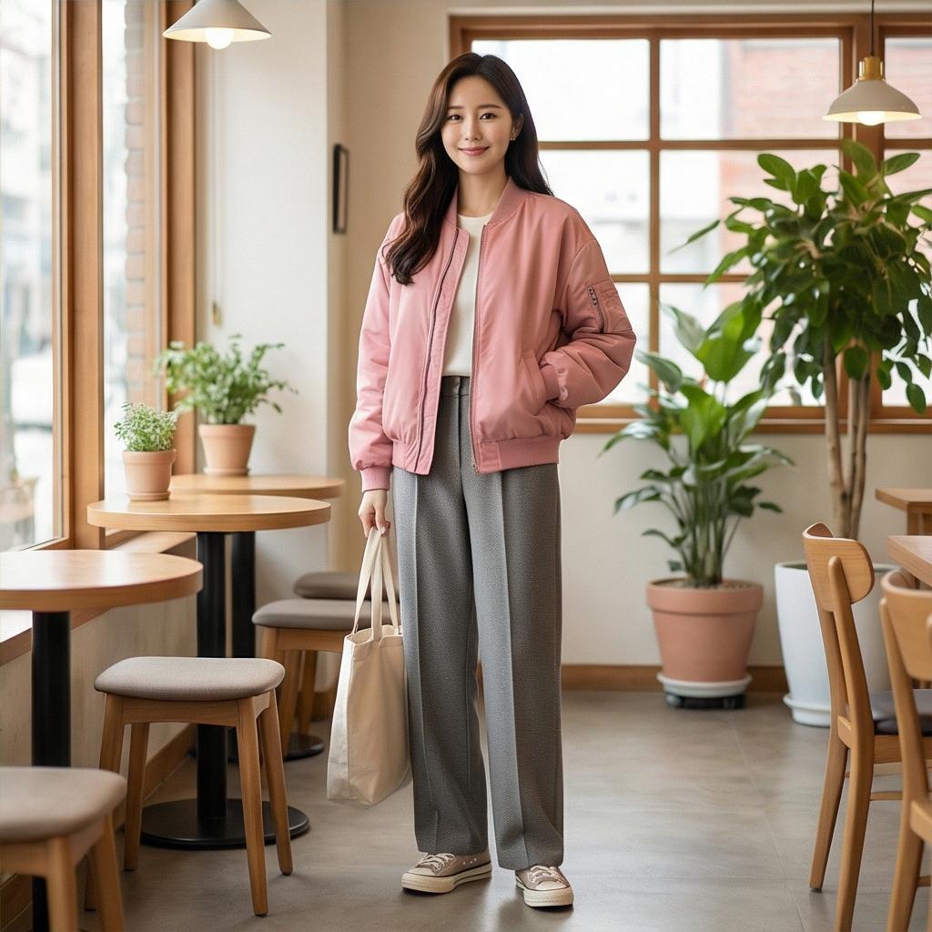 그레이 조거 팬츠: 편안한 마실룩