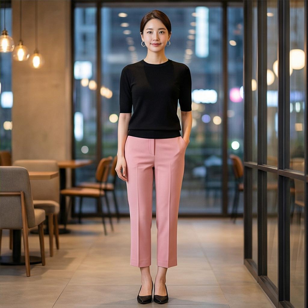 검정색 상의: 모던하고 시크한 데이트 스타일