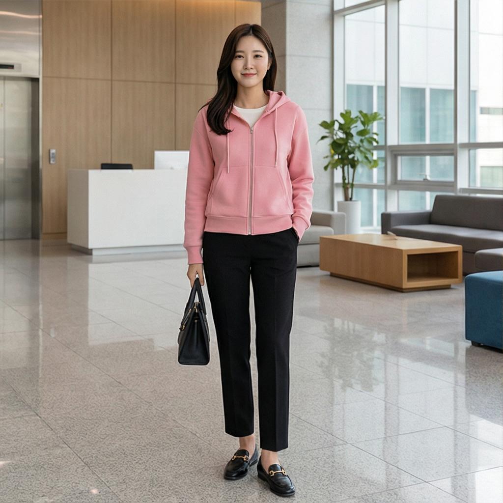 검정 슬랙스: 단정한 비즈니스 캐주얼 룩