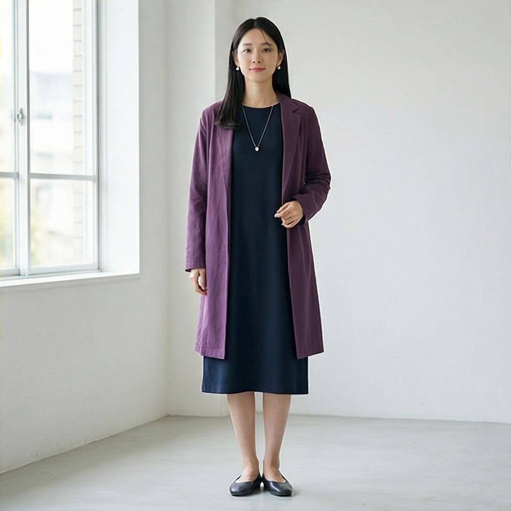 롱 원피스: 고민 없이 입는 간편한 외출 룩