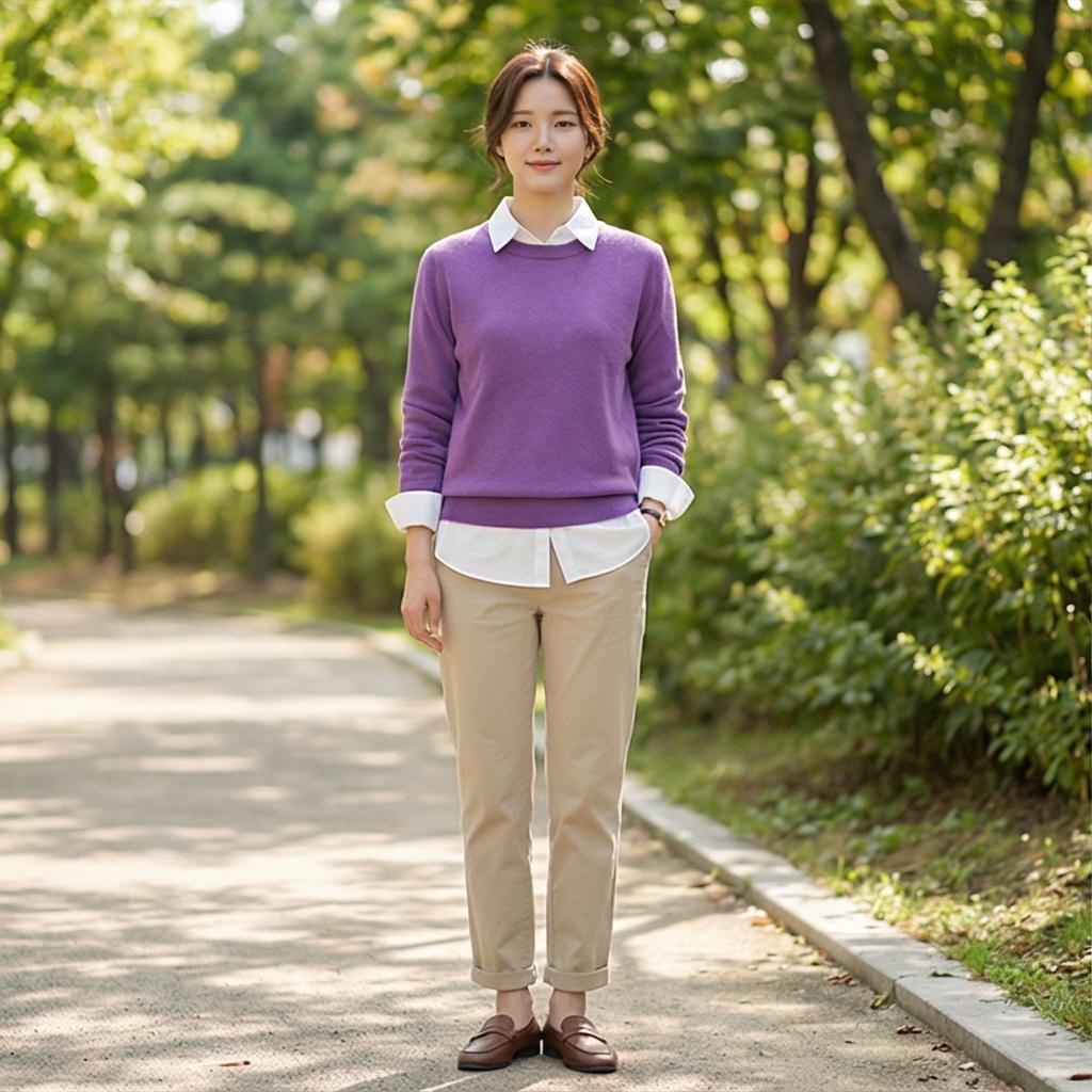 화이트 셔츠: 지적인 비즈니스 캐주얼 룩