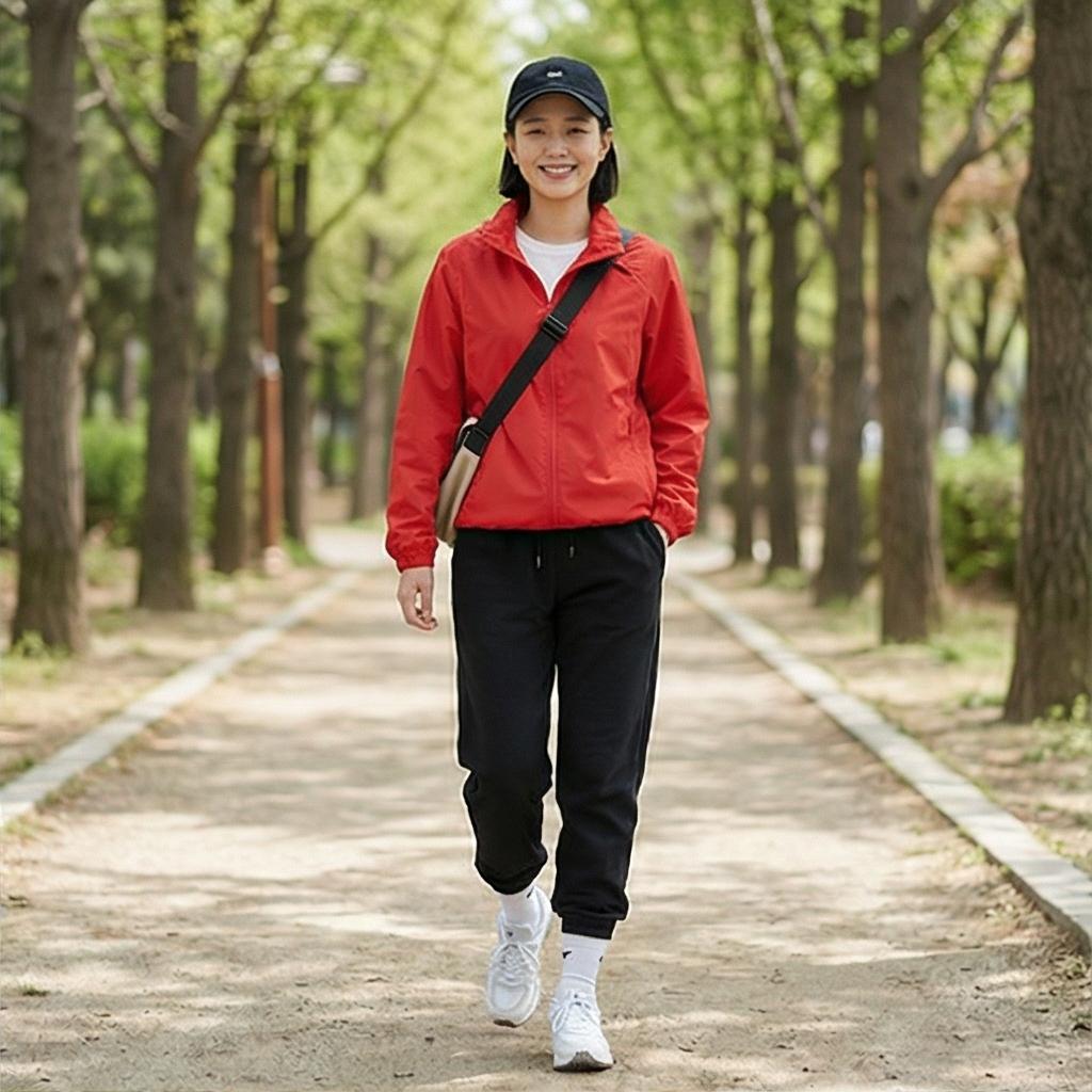 검정색 조거 팬츠: 편안한 원마일룩