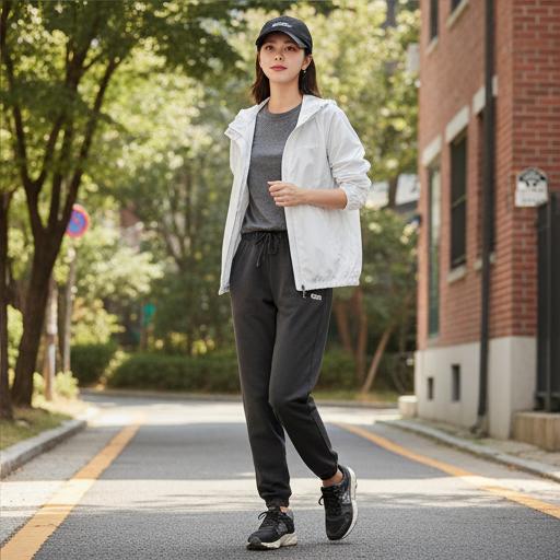 조거 팬츠: 활동성 강조 애슬레저룩