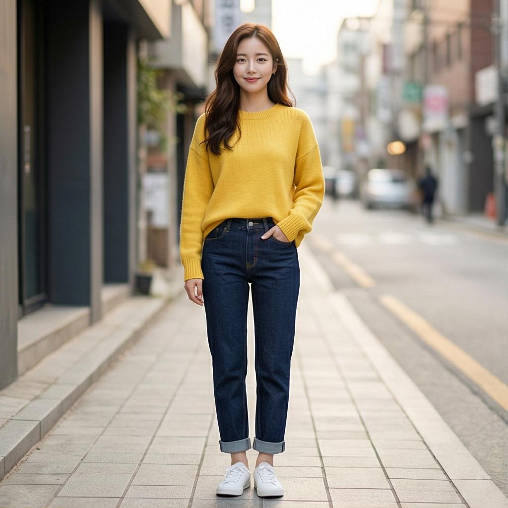 청바지: 편안한 데일리 스타일