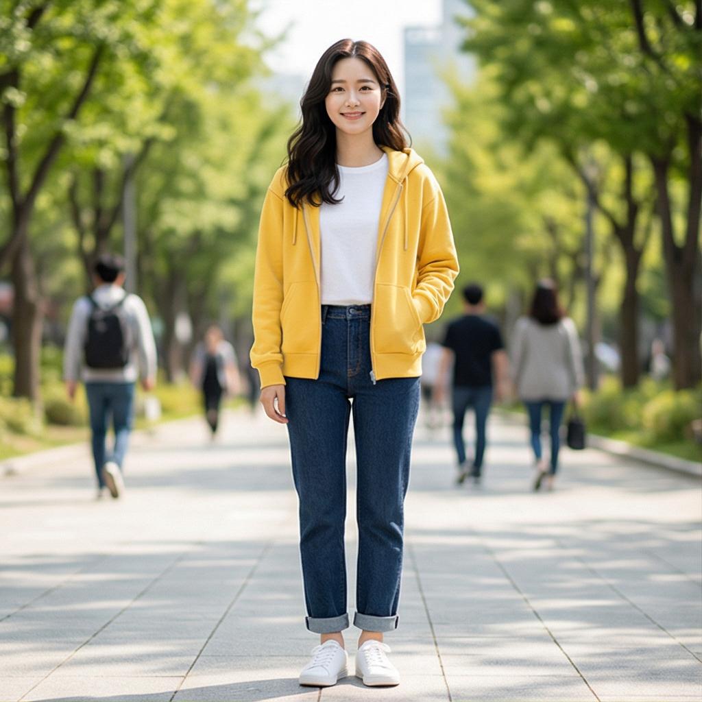 청바지: 실패 없는 주말 나들이 룩